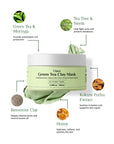Green Tea Clay Mask + FREE Brush
