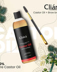 Sri Lankan Black Castor Oil + Free Eyebrow Brush - Cliara Essential Oils