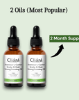 Rosemary Castor Scalp & Hair Strengthening Oil - Cliara Essential Oils