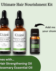 Rosemary Castor Scalp & Hair Strengthening Oil - Cliara Essential Oils