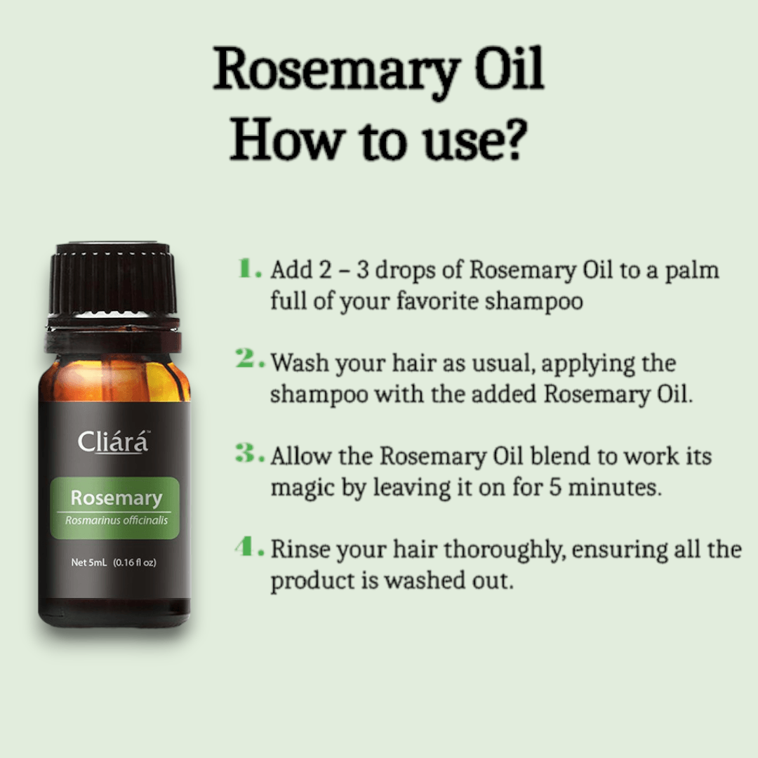 Rosemary Castor Scalp &amp; Hair Strengthening Oil - Cliara Essential Oils