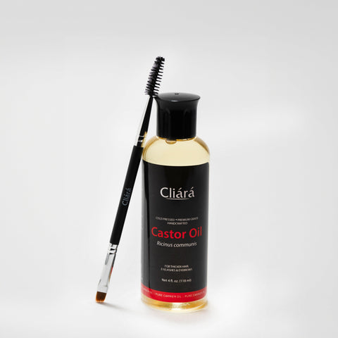 Sri Lankan Black Castor Oil + Free Eyebrow Brush - Cliara Essential Oils